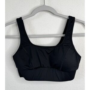 Michi Black Sports Bra Women's S Scoop Neck Medium‎ Support Athletic Gym Workout